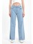 VICTORIA 010 Wide Leg Fit Denim Pantolon 0915 1