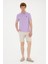 Erkek Lila Tişört Basic 50279613-VR034 4