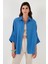 Pamuklu Truvakar Kol Oversize Gömlek Bayan GÖMLEK 514344020 6