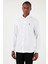 Düğmeli Yaka Pamuk Regular Fit Gömlek Erkek GÖMLEK G081SZ0041829891 4