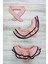 Yeni Sezon Tek Omuz Fırfırlı Bandanalı Cutout Dekolite Modelli Kız Çocuk Bikini Takımı 1
