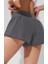 Kadın 2 In 1 Running Sports Athletic Gym Telefon Cepli Kısa Taytlı Şort 2