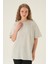 1633 Oversize Tişört Gri 1