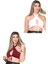 Esnek Rahat Boyundan Bağlamalı 2 Adet Crop Top 1