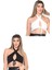 Esnek Rahat Boyundan Bağlamalı 2 Adet Crop Top 1