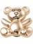 Jibbitz Gold Teddy Bear 10011085-1 1