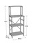 Furnature Design Çok Amaçlı Mutfak Raf Dolap Düzenleyici Banko Mikrodalga Fırın Rafı - Beyaz 4