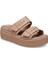 Brooklyn Buckle Low Wedge Kadın Terlik 207431-2Q9 Latte 2