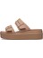Brooklyn Buckle Low Wedge Kadın Terlik 207431-2Q9 Latte 3