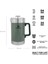 Klasik French Press Termos 1.4 Lt - Hammertone Green 2