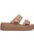 Brooklyn Buckle Low Wedge Kadın Terlik 207431-2Q9 Latte 1