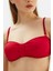 Kadın Kırmızı Straplez Bikini Üst 2503 1