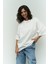 Kadın Oversize Penye Kısa Kollu T-Shirt 1