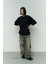 Kadın Oversize Penye Kısa Kollu T-Shirt 2