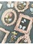 Flowers In Spring Serisi Mavi Renk Fotoğraf Çerçevesi İle Çiçek Desenli 30 Adet Şeffaf Pet Sticker 4