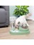 Mavi Stil Kedi Köpek Kase 15 Derece Eğim Yükseltilmiş Tasarım Evcil Hayvan Mama Kaseleri 500ML Su Şişesi Kedi Için Pet'e, Içecek ve Yiyecek Kaselerini Koruyun (Yurt Dışından) 4