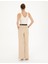 Kadın Bej Yüksek Bel Straight Fit Pantolon 50289786-VR011 4