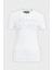 Logolu Pamuklu Bisiklet Yaka Slim Fit T Shirt Kadın T Shirt 76HAH6A8 J0020 003 1