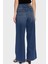 Emporio Armani J1C Yüksek Bel Regular Fit Geniş Paça Jeans Bayan Kot Pantolon 3D2J1C 2DY4Z 0942 3