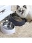 Beyaz Stil 400ML Kedi Köpek Maması 15 Derece Yükseltilmiş Paslanmaz Çelik Kaymaz Köpek Tabanı Kedi Maması Içme Suyu Besleyici Eğim Korumalı Boyun Evcil Hayvan Kasesi (Yurt Dışından) 3