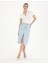 Kadın Ekru Slim Fit Triko Tişört 50288292-VR019 4
