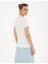 Kadın Ekru Slim Fit Triko Tişört 50288292-VR019 5
