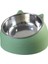 Yeşil Stil 400 ml Kedi Malzemeleri Kaymaz Kedi Köpek Kase 15 Derece Eğimli Koruma Boyun Köpek Kediler Besleyici Crashworthiness Base Pet Bowl (Yurt Dışından) 1