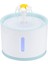 Bir Stil Stili 2.4l Otomatik Pet Kedi Su Çeşmesi LED Elektrikli USB ile Köpek Kedi Pet Dilsiz Tiryakisi Besleyici Kase Pet Içme Çeşmesi Dispenseri (Yurt Dışından) 2
