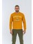 Sweatshırt Basıc - 902 - B03 - Hardal 4