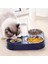 Pembe Tarzı M-29.5X24.5X24.5CM Pet Kedi Kase Otomatik Köpek Besleyici 500 ml Köpek Su Şişesi Kedi Mama Kasesi Pet Paslanmaz Çelik Çift Kase 3 Çanak Kedi Aksesuarları (Yurt Dışından) 2