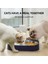 Pembe Tarzı M-29.5X24.5X24.5CM Pet Kedi Kase Otomatik Köpek Besleyici 500 ml Köpek Su Şişesi Kedi Mama Kasesi Pet Paslanmaz Çelik Çift Kase 3 Çanak Kedi Aksesuarları (Yurt Dışından) 3