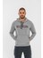 Sweatshırt Kapşonlu - 904 - B05 - Gri 4