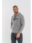 Sweatshırt Kapşonlu - 904 - B05 - Gri 5