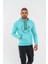Sweatshırt Kapşonlu - 904 - B38 - Su Yeşili 3