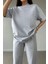 Kadın Bol Kesim Rahat Yazlık Pijama Takımı 2