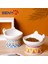 Bir Stil Servikal Omurganın Seramik Koruması Anti-Devrilme Yüksek Ayak Eğik Ağız Pet Çift Kase Kedi Mama Kasesi (Yurt Dışından) 4