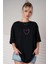 Only Trendwear Unisex Şeytan Kalp Baskılı Oversize Tshirt 1