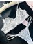 Es Lingerie White Daisy Bralet Sütyen Takım 4