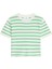 Fitil Detaylı Kısa Kollu Örme T-Shirt (6-16 Yaş) 4