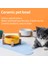 Ahşap Kül Kase Tarzı 13CM400ML Pet Kase Kedi Kase Köpek Kase Düz Renk Seramik Su Tahıl Kase Anti Devrilme Büyük Kapasiteli Evcil Hayvan Malzemeleri Kedi Aksesuarları (Yurt Dışından) 2