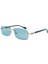 GG 1221S 003 56 Unisex Dikdörtgen Gold Metal Güneş Gözlüğü 1