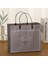 Gri 42X33X12CM 1 Adet Yeniden Kullanılabilir Tote Çanta Çevre Dostu Alışveriş Çantaları Kadın Şeffaf Çanta Su Geçirmez Pvc Alışveriş Çantası Saklama Çantası Hediye Için (Yurt Dışından) 1