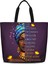Stil 2 Bir Boyut Afro-Amerikan Bez Çantalar Kadınlar Için Siyah Sanat Tote Afro Siyah Kız Sihirli Satchel Çanta Spor Salonu Okul Seyahat Için (Yurt Dışından) 2