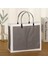 Açık Gri 42X33X12CM 1 Adet Yeniden Kullanılabilir Tote Çanta Çevre Dostu Alışveriş Çantaları Kadın Şeffaf Çanta Su Geçirmez Pvc Alışveriş Çantası Saklama Çantası Hediye Için (Yurt Dışından) 1