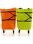 Siyah 49 x 39 x 29 cm Tekerlekli Katlanabilir Alışveriş Arabası Çantası Büyük Yeniden Kullanılabilir Kumaş El Çantası Bolsas Eko Kumaş Süpermarket Bakkal Çekme Sepeti Çantası (Yurt Dışından) 3