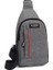 Gri Erkek Omuz Çantaları Naylon Bel Paketleri Sling Çanta Crossbody Açık Spor Omuz Göğüs Günlük Piknik Kanvas Postacı Çantası Bolsa (Yurt Dışından) 1