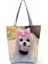 HL8708 Shih Tzu Sevimli Shih Tzu Baskı Alışveriş Çantaları Hayvan Köpek Tote Çanta Özel Grafik Bakkal Kadın Çanta Büyük Kapasiteli Omuz Çantaları (Yurt Dışından) 1