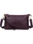 Mor Hakiki Deri Omuz Çantaları Kayışlı Zarf El Çantası Kadınlar Için Crossbody Çanta Çanta Askılı Çanta Fermuarlı Tote Çanta (Yurt Dışından) 1