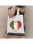B 63 35X40CM Italya Ciao Bella Pisa Roma Italia Italyan Bayrağı Palermo Puglia Sardunya Verona Torino Pamuk Harajuku Kanvas Tote Çanta Sevimli Çanta (Yurt Dışından) 3