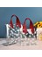 Kırmızı 25CM Kadın Temizle Pvc Tote Çanta Çanta Hafif Üst Saplı Alışveriş Çantası Su Geçirmez Pvc Şeffaf Alışveriş Çantaları Omuz Çanta (Yurt Dışından) 5